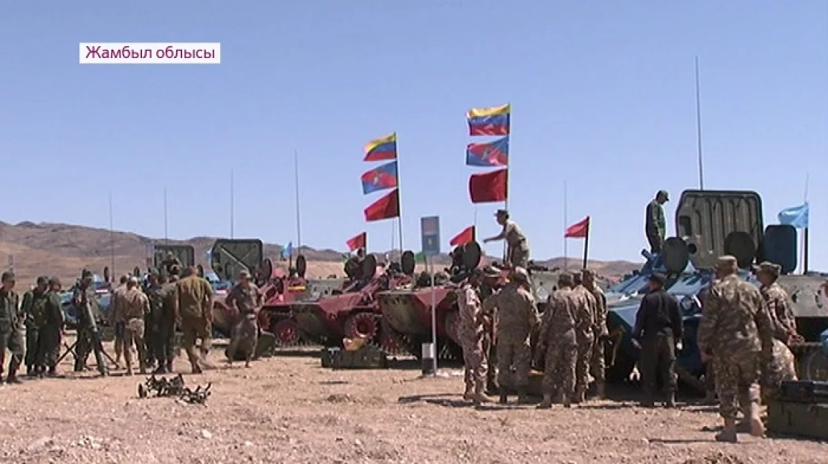 На полигон в Отар приехали военные из Сирии