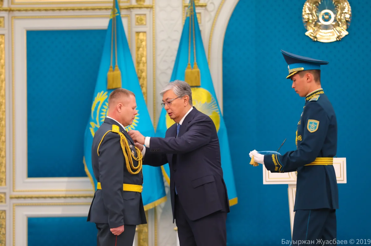 Президент Ақордада әскерилерді марапаттады