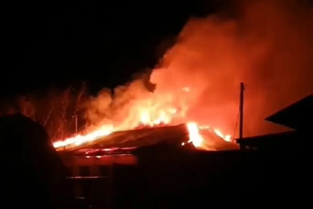 Павлодар облысында әйелдер монастыры өртенді (Видео)