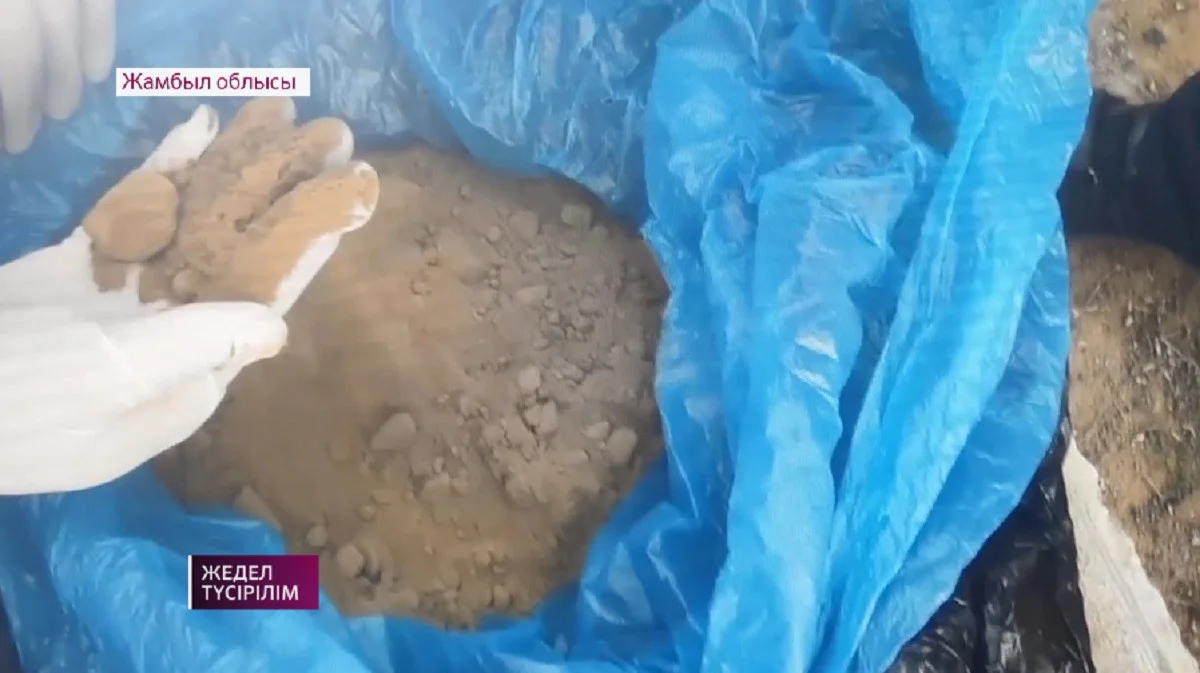 Жамбылдық полицейлер есірткі тасымалдаумен айналысатын азаматты ұстады
