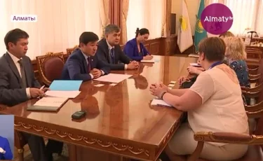 Аким Алматы провел рабочую встречу с представителем ВОЗ