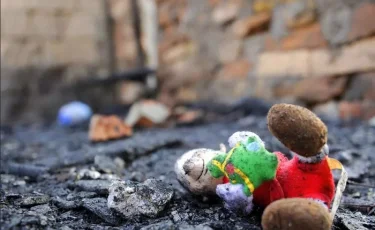 Маленький ребенок погиб в пожаре в Карагандинской области