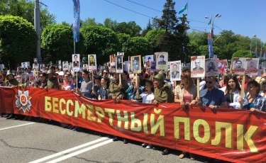 Полиция Алматы усилит меры безопасности во время прохождения "Бессмертного полка"