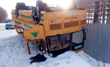 ДТП с пассажирским автобусом в Актобе: пострадало 26 человек