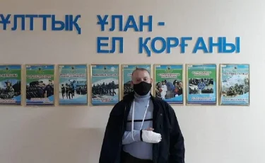 Гвардеец спас девушку от насильников в Шымкенте