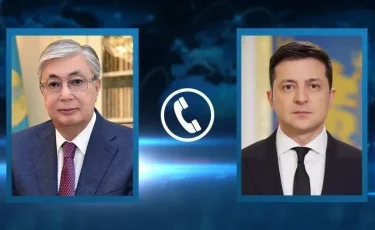 Касым-Жомарт Токаев поговорил с Владимиром Зеленским по телефону