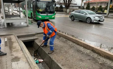 В Алматы очистили арыки