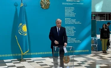 Касым-Жомарт Токаев проголосовал на референдуме