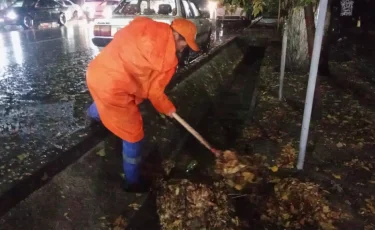 Во время осадков 23-24 октября подтоплений в Алматы не зафиксировано