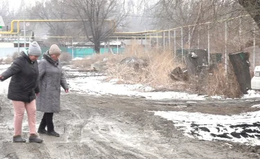 С мечтами об асфальте: жители села в Алматинской области вынуждены утопать в грязи