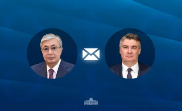 Мемлекет басшысы Хорватия президентіне құттықтау жеделхатын жолдады