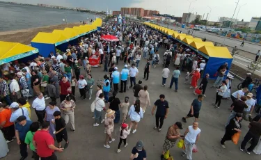 В Кокшетау открыли набережную озера Копа