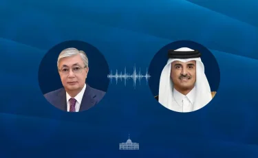 Президент Казахстана поговорил по телефону с Эмиром Катара