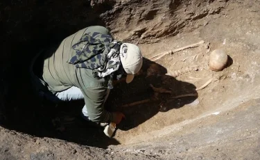Ұлытау облысынан сақ жауынгерінің сүйегі табылды