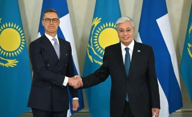 Мемлекет басшысы Финляндия президенті Александр Стуббпен келіссөз жүргізді