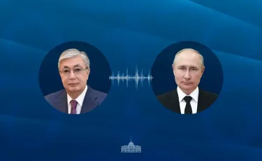 Глава государства провел телефонный разговор с Владимиром Путиным
