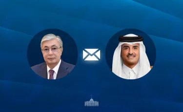 Президент Қатар әміріне құттықтау жеделхатын жолдады