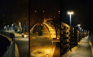 В Алатауском районе Алматы открылась новая пешеходная зона