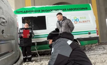 Проверки автомобилей в Алматы выявили сотни нарушений экологических норм