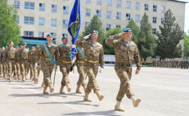В Алматы проводили третий состав миротворцев на Голанские высоты