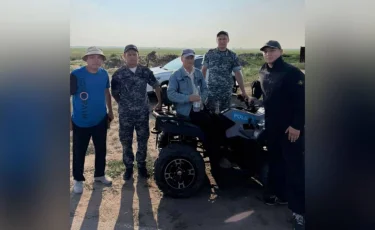 Екі тәулік бойы қамыс арасында қалып қойған зейнеткерді полицейлер құтқарды