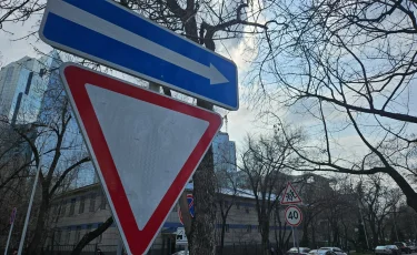 В Алматы вводится одностороннее движение на участках пр. Достык, улиц Зенкова и Атамекен