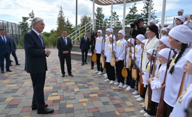 Президент Щучинск қаласындағы бірқатар нысанды аралап көрді