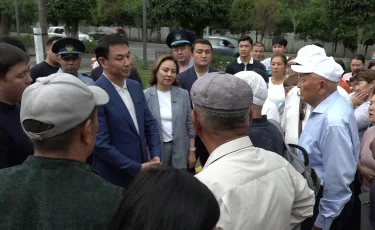 Алматы қаласының әкім Наурызбай ауданындағы абаттандыру жұмыстарымен танысты