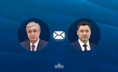 Глава государства направил телеграмму поздравления Президенту Кыргызской Республики