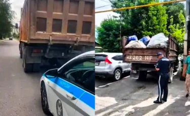 Алматыда жүк көліктеріне бақылау күшейтілді