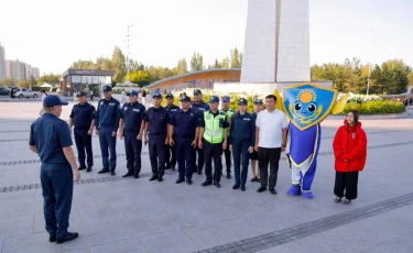 Елорданың Орталық саябағында тәртіп пен тазалықты сақтау бойынша кезекті рейд өтті