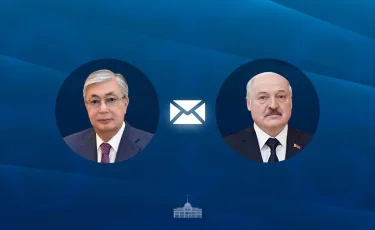 Мемлекет басшысы Беларусь президентіне құттықтау жеделхатын жолдады