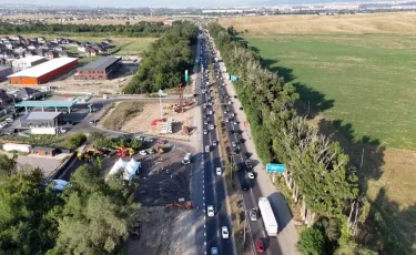 Алматы – Бішкек тасжолының бір бөлігі сегіз жолаққа дейін кеңейтіледі