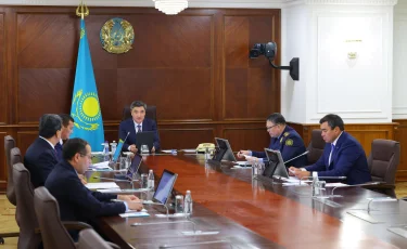 Олжас Бектенов қазіргі гидрологиялық жағдай бойынша жиын өткізді